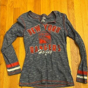 New York Rangers Women’s Long Sleeve Shirt - Blue